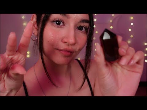 ASMR Removing Negative Energy (Finger Fluttering & Soft Whispering)