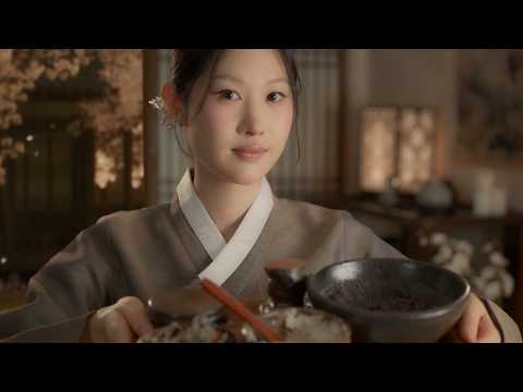 ASMR • Korean Dynasty Spring Spa • Skincare Roleplay