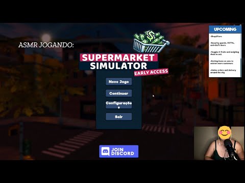 ASMR Gamer 🎮🛒Jogando Supermarket Simulator enquanto você relaxa 🕹️