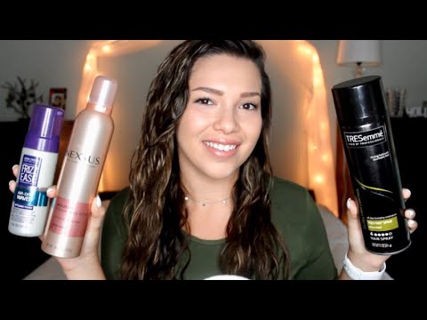 ASMR - Curly/Wavy Hair Routine | Whispered