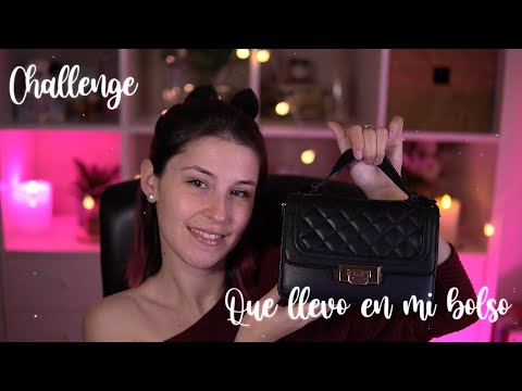 ASMR | Qué llevo en mi bolso challenge | BlueYeti