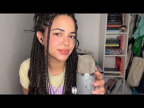 trying ASMR for the first time (with a blue yeti) | test my new mic with me ✨🩵
