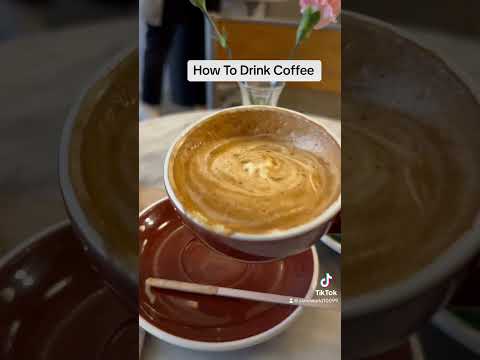 How To Drink Cappuccino