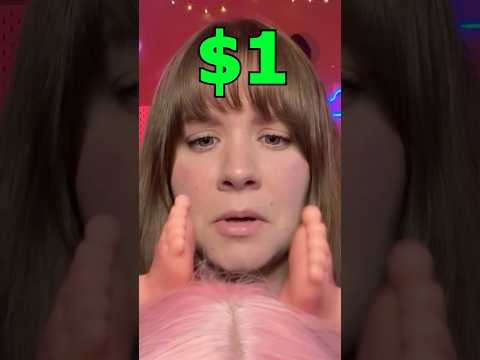 $1 VS $1,000 ASMR Head Massage 💆‍♀️ #asmr