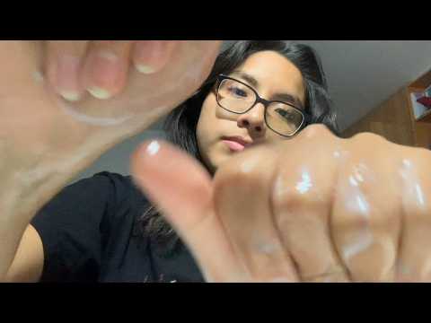 Asmr💦 - Cream Application + Hands Movements (no talking)