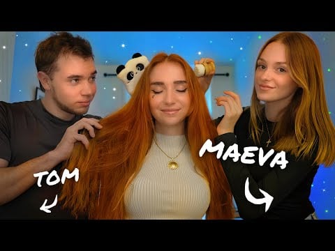 MAEVA TESTE L'ASMR SUR MOI avec TOM ASMR (dodo garanti) ~ @maevasmr  @TomAsmrfr