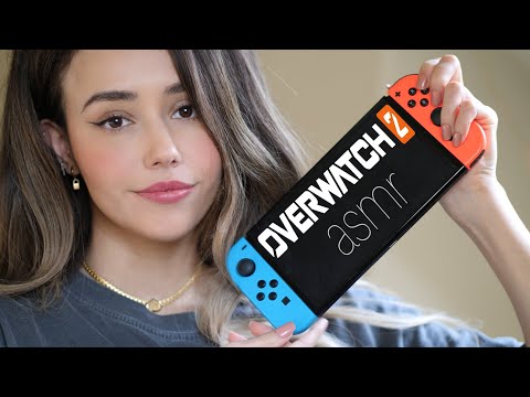ASMR - Overwatch 2 + PC| Switch gameplay & Review with historic facts, button clicking, whispered 🎮