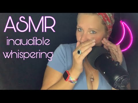 [ASMR] german/deutsch • Inaudible Whispering / Mouth Sounds, tingly ASMR • Talk Talk Talk