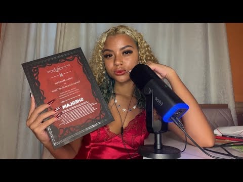 ASMR UNBOXING 🖤🩸 Abrindo minha caixa SHEGLAM Crepúsculo | Arrepios e Sons de Boca 