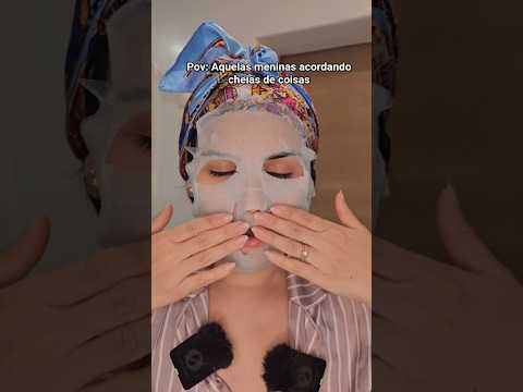 POV : Aquelas meninas acordando cheias de coisas 🫠✨️ #asmr #skincareroutine #skincare