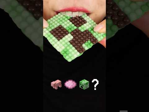 MINECRAFT FOOD IN REAL LIFE ASMR 🐽