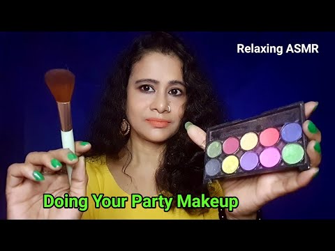 Asmr Doing Your party Makeup 💄 ✨️ | Asmr personal attention | Asmr Ghosal