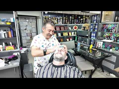 ASMR Relaxing Shoulder Massage for Deep Sleep | Hair Beard Trim, Back Massage & Skin Care