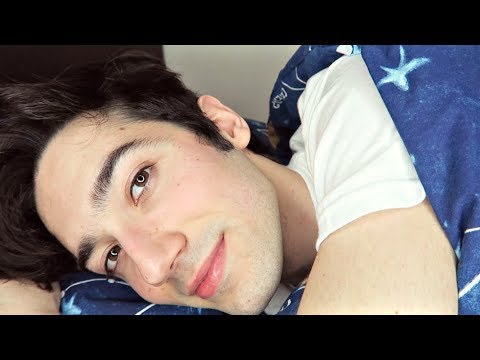 ASMR Boyfriend Cuddling You to Sleep (Kisses, Hair Play, Comfort)