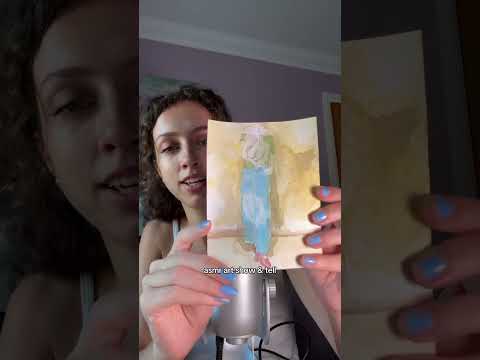 asmr art show and tell #asmr