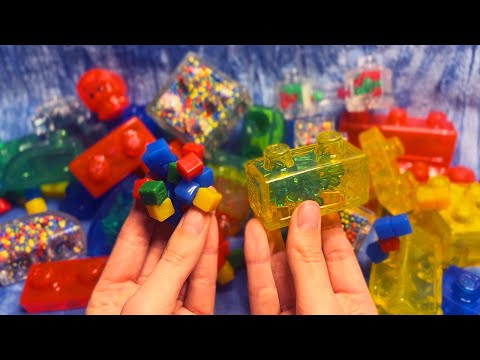 ASMR Jelly Blox + Sticki Kubes (Whispered Play)
