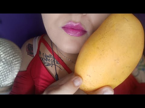 ASMR Comiendo 🥭 mango maduro