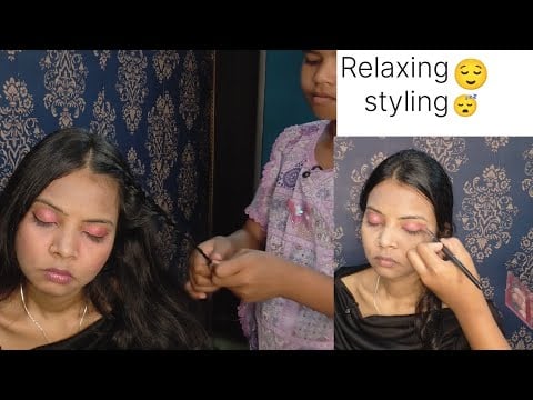 My 12 Y.O. Student sonam Takes Over! 😍 Personal Attention & Calming Brushes 😴💤