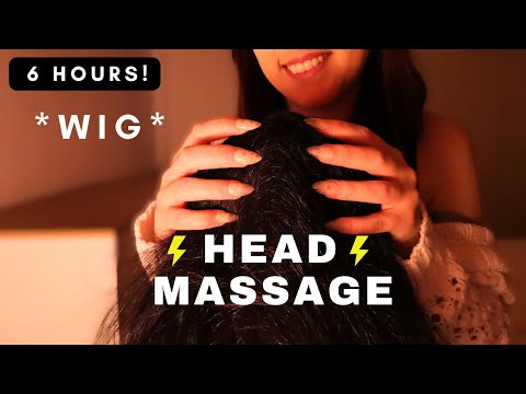 ASMR - FAST and AGGRESSIVE SCALP SCRATCHING MASSAGE | WIG scratching up close Soft Spoken