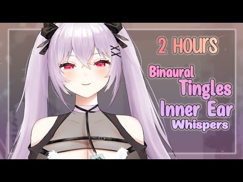 【ASMR】2 Hours of Binaural Deep Ear Whispers & Cozy Props for Tingles~ 99.9% will relax & rest deeply