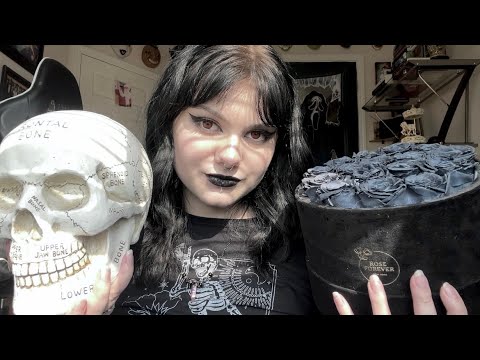 ASMR | Tingly Tapping Triggers 🖤 + scratching, tracing, etc 🥀 Ft. Rose Forever