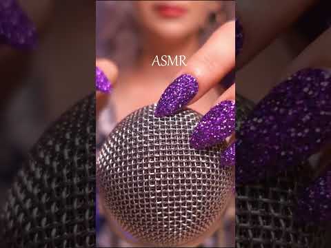 Mic Scratching with No Cover ❤️ Blue Part of Yeti Mic ~  #asmr #asmrsleep #notalkingasmr  #shorts