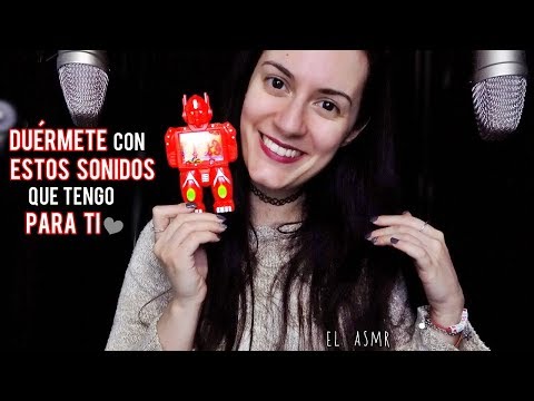 ♡ASMR español♡ DUÉRMETE  con ESTOS SONIDOS que tengo PARA TI.♥ |cosquillas|