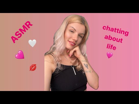 ASMR | chatting about life | living in the present moment🩷