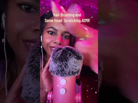 Hair Brushing and Head Scratching ASMR #asmrtingles #asmrhairbrushing