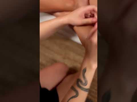 Warm oil, slow hands — a real massage ritual, filmed up close