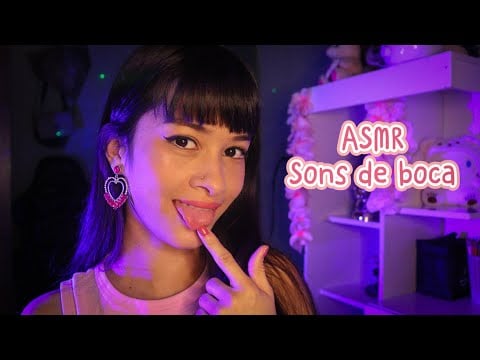 ASMR| SONS DE BOCA secos X molhados ( Mouth Sounds) 👄