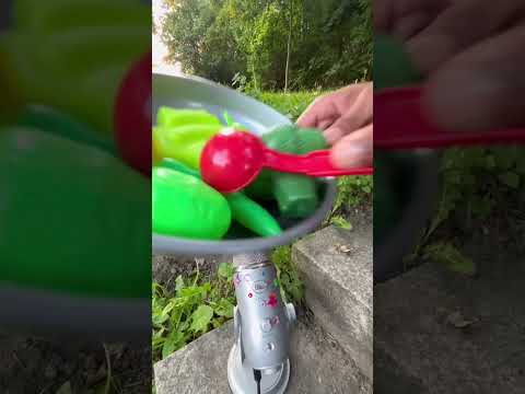ASMR DOING FOOD ON THE STREET!  #asmr #relax #mouthwhisper #tingles #visualtingle #funny