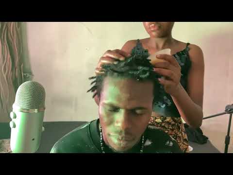 ASMR HAIR MASSAGE FOR RELAXATION, INDIAN HEAD MASSAGE FOR SLEEP, SCALP SCRATCHING