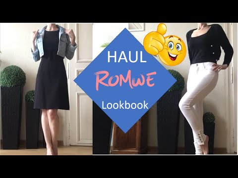 ASMR * Unboxing Haul ROMWE * Lookbook tenues pour le travail