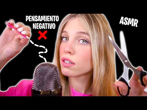 ASMR ELIMINANDO PENSAMIENTOS NEGATIVOS Y MALAS ENERGÍAS ❌✂️