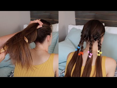 ASMR | My mom plays with my hair 💆‍♀️💕 (hair brushing, hair play, hair styling)