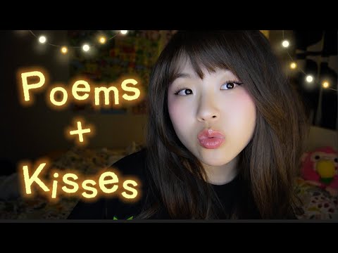 ASMR Clingy Girlfriend Reads You Her Poems & Kisses You 🌧️🩷 With Rain Ambience