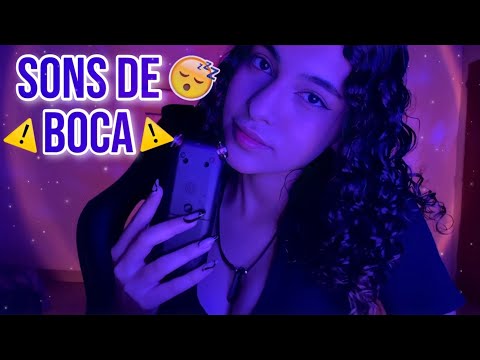 ASMR | SONS DE BOCA ULTRA SENSÍVEIS NA SENSIBILIDADE MÁXIMA DO TASCAM 👄💦