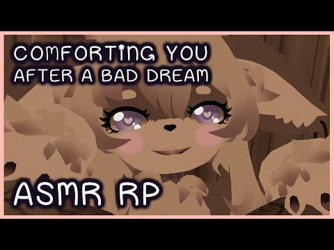 ASMR | Bunny Girl Comforts You After a Bad Dream [Phantom Touch & Ear-to-Ear Whispering]