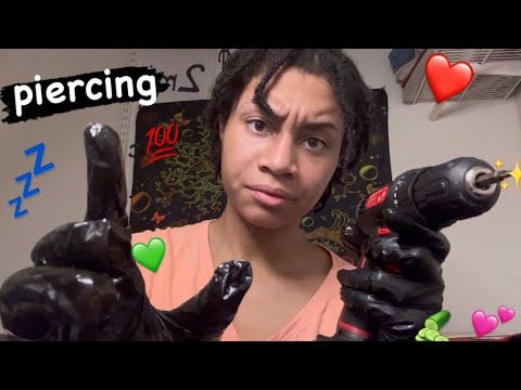 ASMR - Piercing Your Face (Averi)