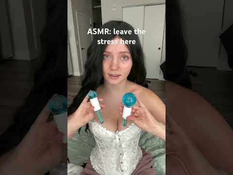 leave the stress here 🤍#asmr #girlfriendasmr #sleepasmr #comfortaudio #whisper
