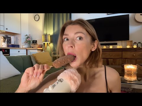 ASMR | Eating a Magnum Ice Cream 🍦 & Why I Cut My Hair 💇🏼‍♀️
