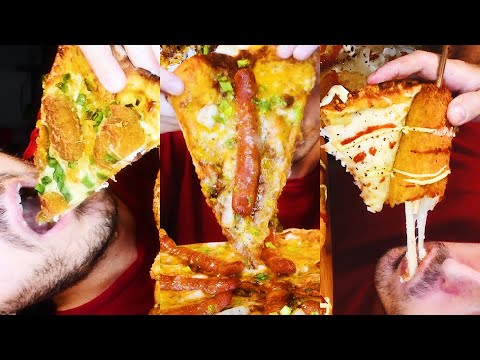 ASMR Eating Pizza For Two Hours No Talking 3! 먹방