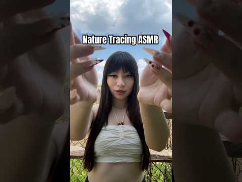 nature tracing asmr #sleep #scratching #tapping