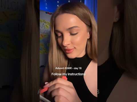 Follow my instructions 👩‍🏫#asmr #asmrsounds  #relax #british #american