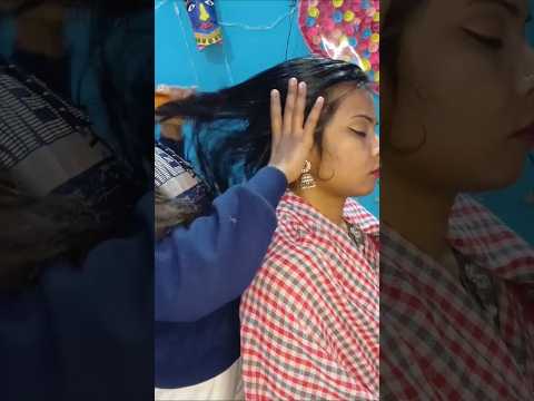 Asmr oiling and combing.. #asmrmassage #asmrvideo