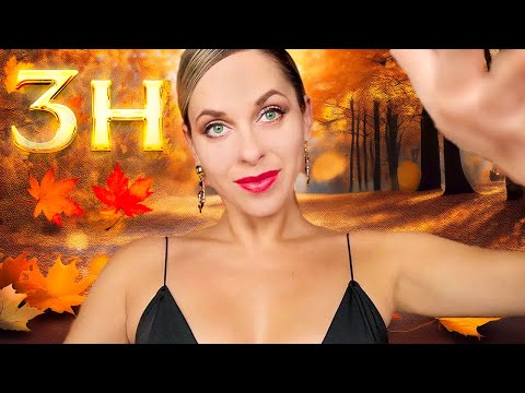 ASMR for SLEEP | Cozy Autumn SPA 🍁Whispers & Massage, Brushing, Personal Attention