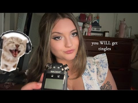 Intense Stuttering + Pitch Changing ASMR~Mouth sounds, Switching between soft spoken + whispers