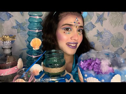 ASMR - ROLE-PLAY - SPA FACIAL BAJO EL MAR / SIRENA TE HACE TU SKIN CARE