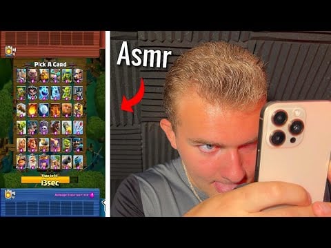 ASMR Clash Royale mega draft challenge 